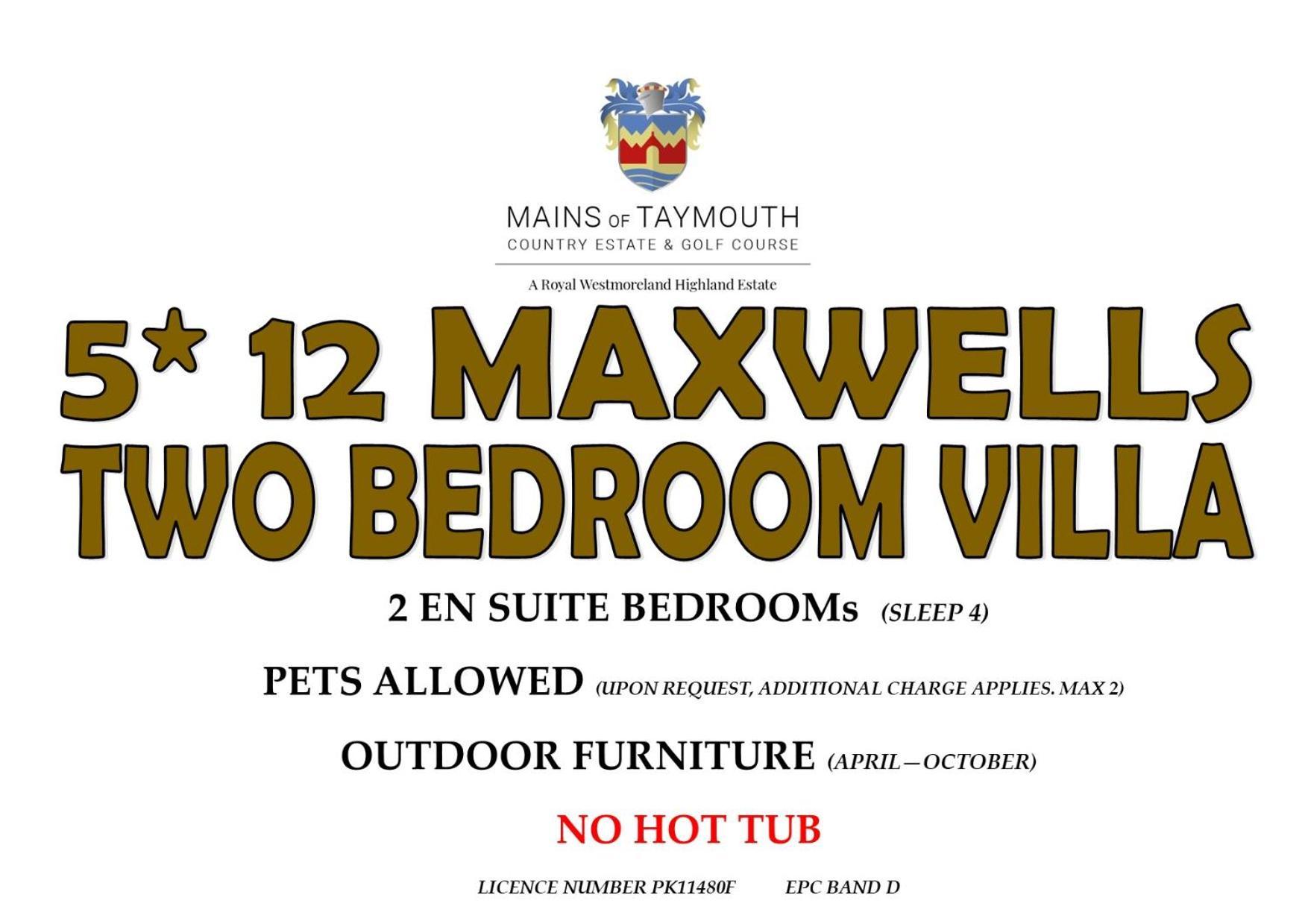 Mains Of Taymouth Country Estate 5* Maxwell Villas كينمور المظهر الخارجي الصورة