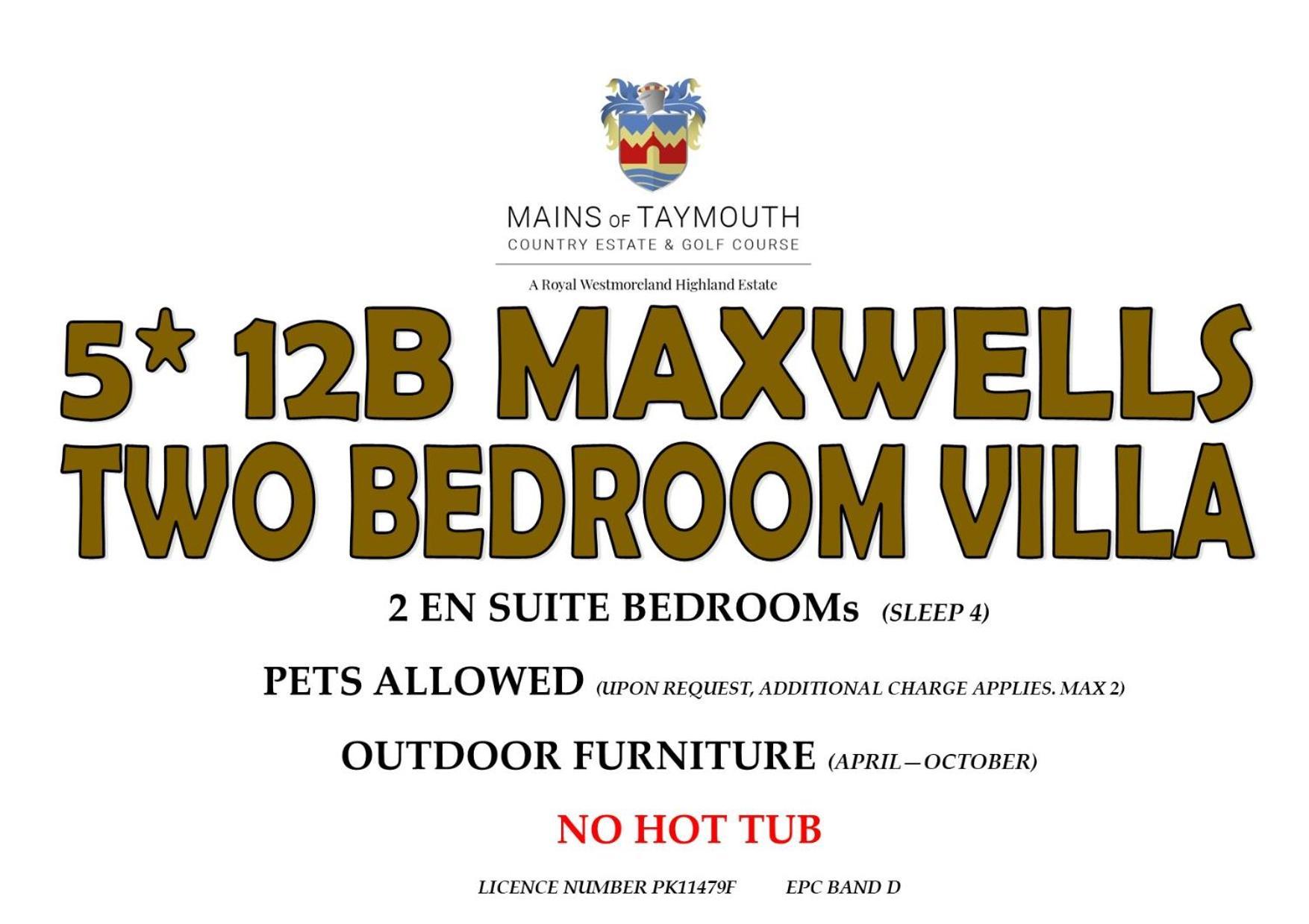 Mains Of Taymouth Country Estate 5* Maxwell Villas كينمور المظهر الخارجي الصورة